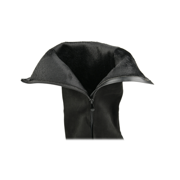 cizme damă textil negru 0162021