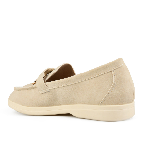 lady's shoes textiles beige 0157712