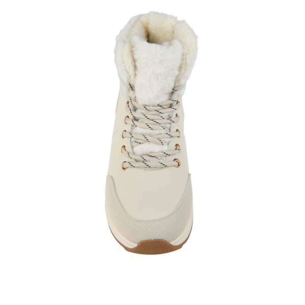 lady's boots textile/eco leather white 0162311