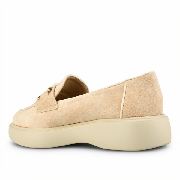 lady's shoes textiles beige 0160477