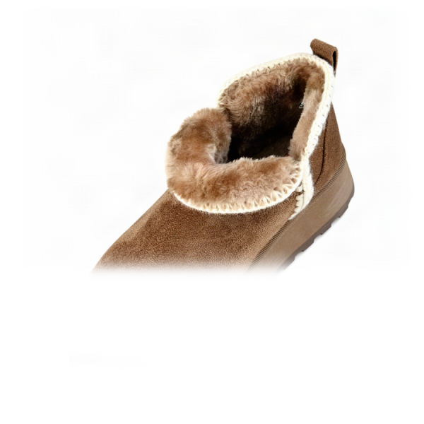botine damă textil maro deschis 0163236