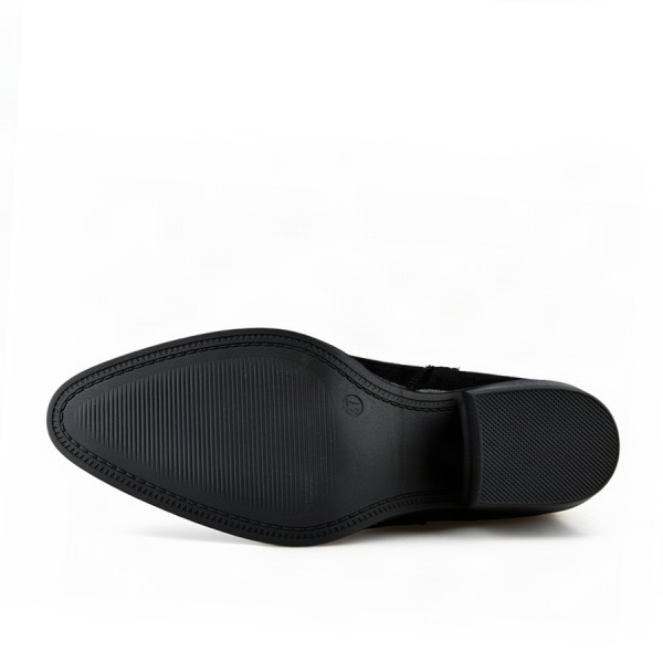 botine damă textil negru 0163224