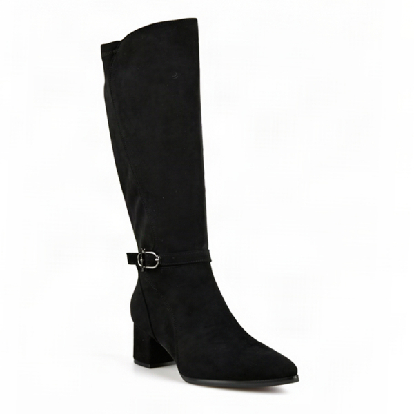 cizme damă textil negru 0162573