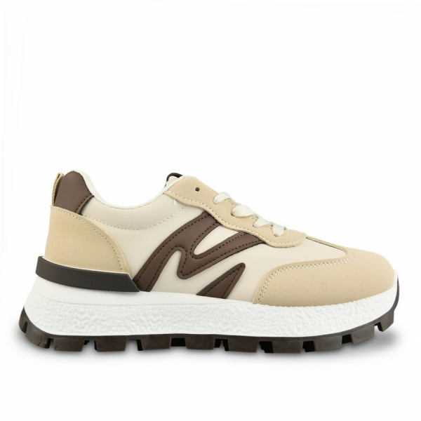 adidași damă piele ecologică bej