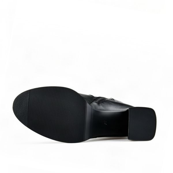 cizme damă piele ecologică negru 0162098