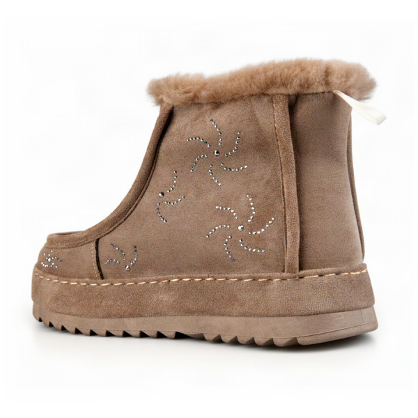lady's boots textiles light brown 0162336