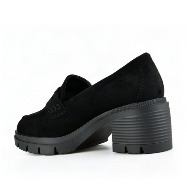 lady's shoes textiles black 0163043