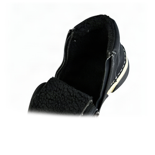 lady's boots synthetic leather black 0163427