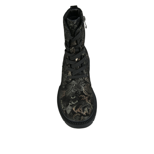 lady's boots genuin leather black 0163414