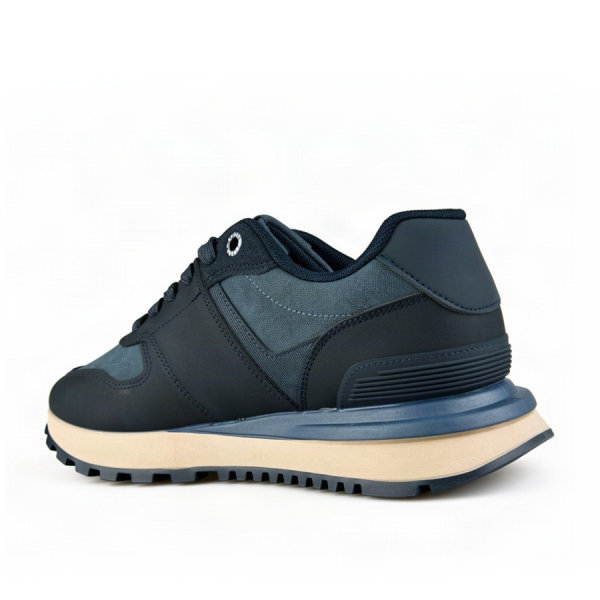 adidași bărbați piele ecologică albastru închis 0162621