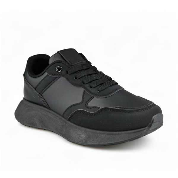 adidași damă piele ecologică negru 0162587