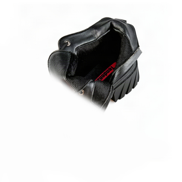 lady's boots synthetic leather black 0162519
