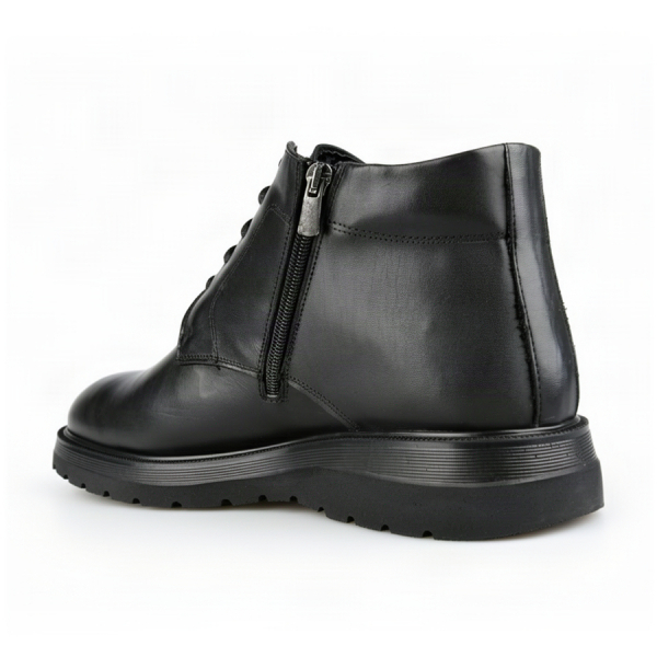 botine bărbați piele naturală negru 0164068