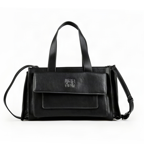 geantă damă textil/piele ecologică negru 0163163
