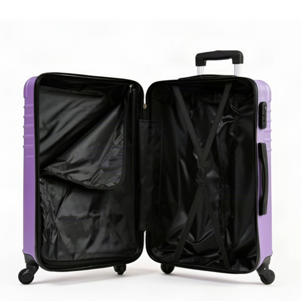 medium suitcase ABS plastic purple 0163679