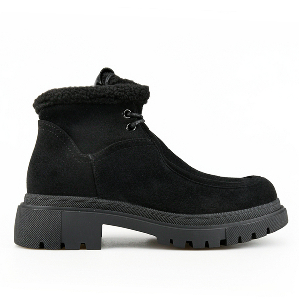 lady's boots textiles black