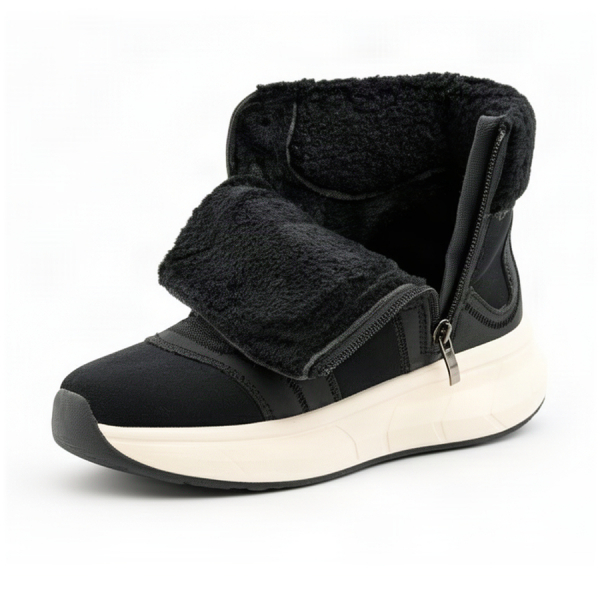 lady's boots eco leather/textile black 0162339
