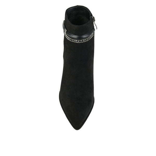 botine damă textil negru 0162068