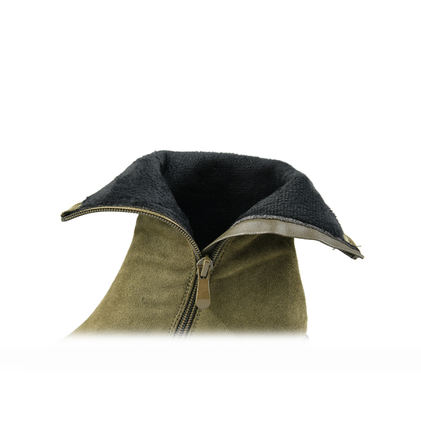 botine damă textil verde 0162774