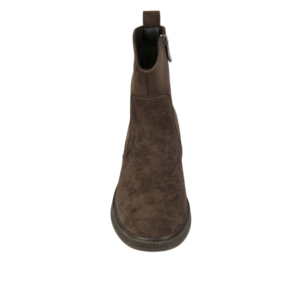 botine damă textil maro 0163397