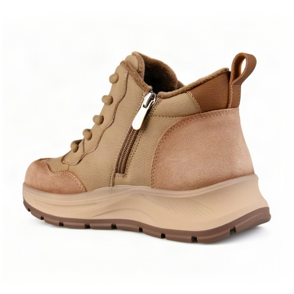 botine damă piele naturală bej 0162868