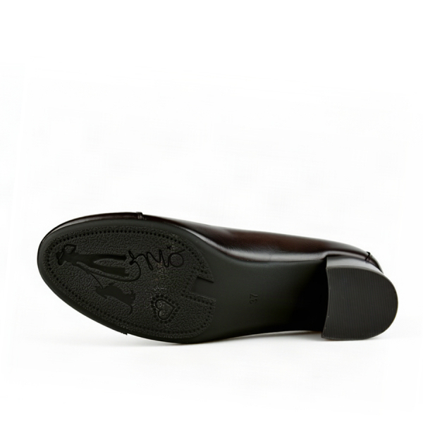 pantofi damă piele ecologică maro 0162904