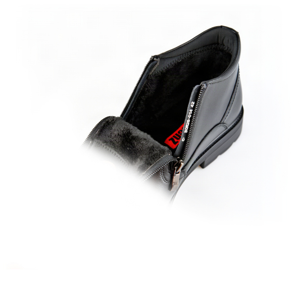 botine bărbați piele naturală negru 0162766