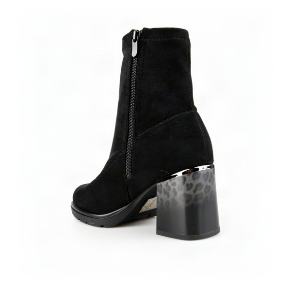 lady's boots textiles black 0162486