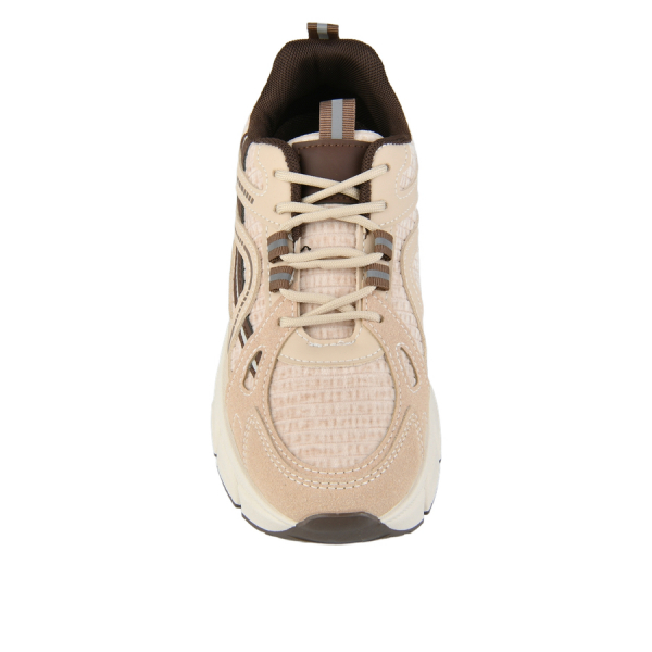 adidași damă piele ecologică/textil bej 0162728