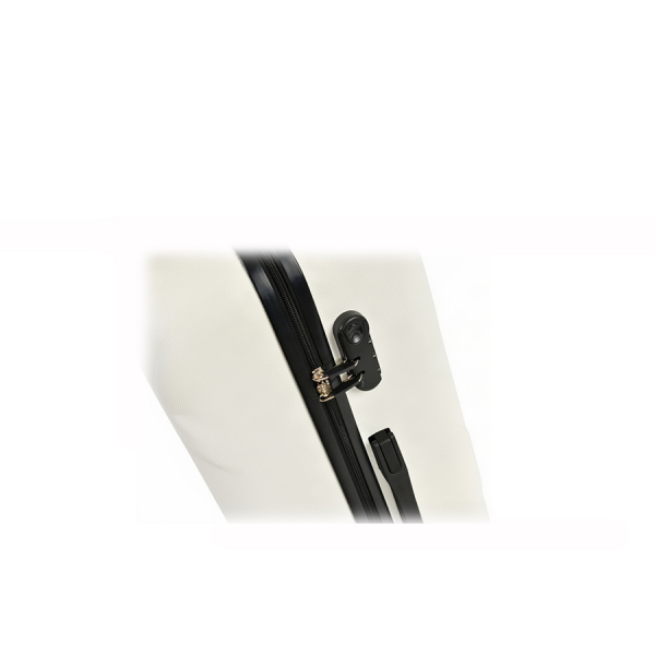 small suitcase ABS plastic  beige 0163660