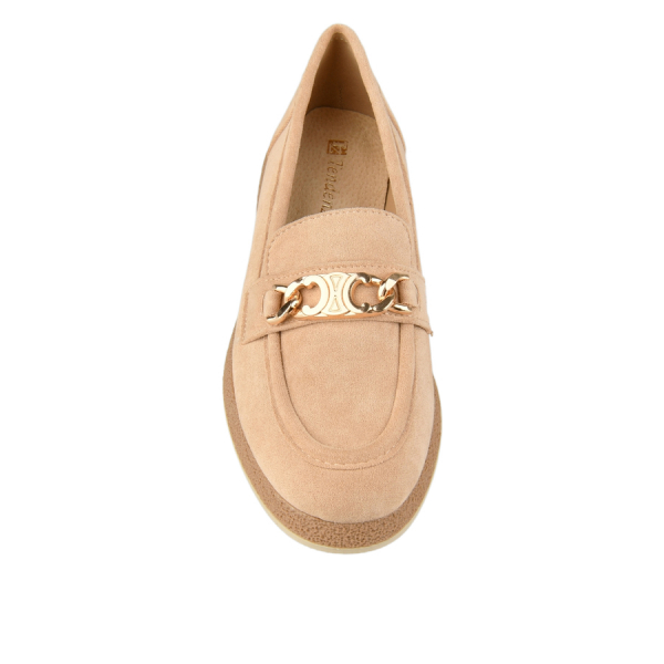 lady's shoes textiles beige 0160478