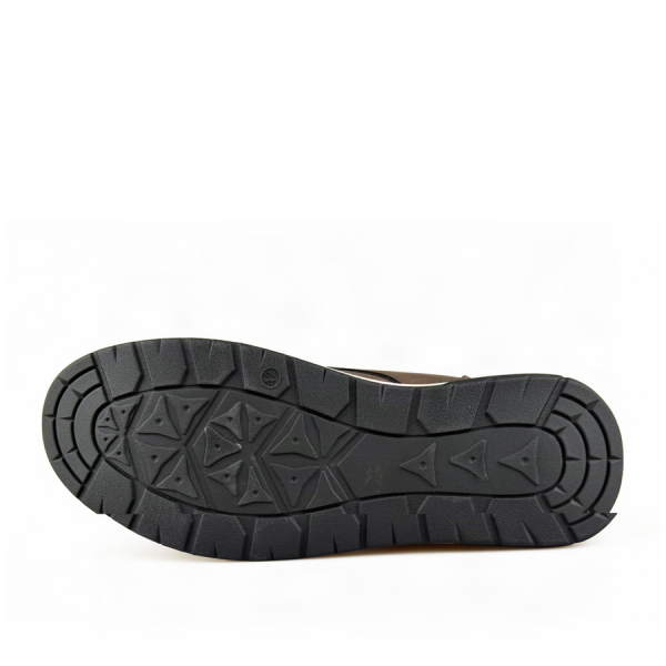 men's boots synthetic leather/textile brown 0162607