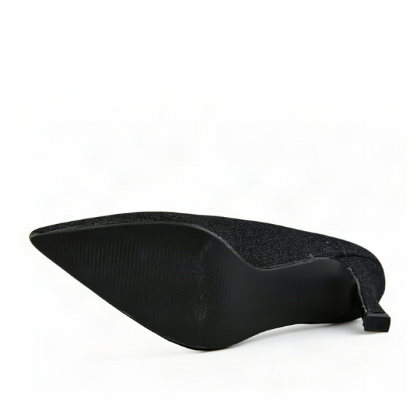 lady's shoes synthetic leather black 0162996