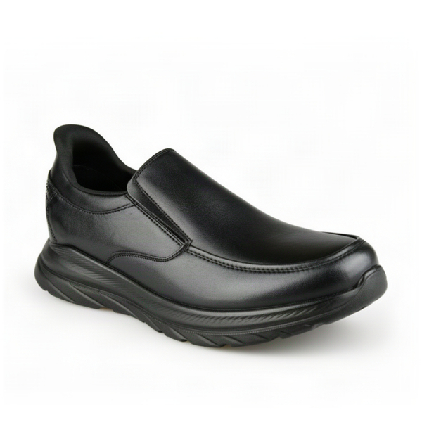 men's shoes genuin leather black 0162142