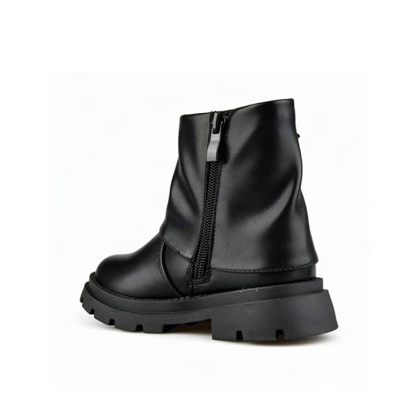 kids boots synthetic leather black 0162555