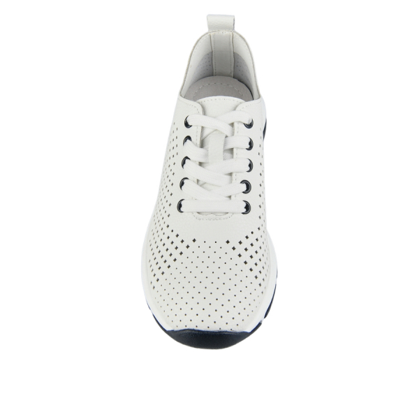 adidași damă piele naturală alb 0164120