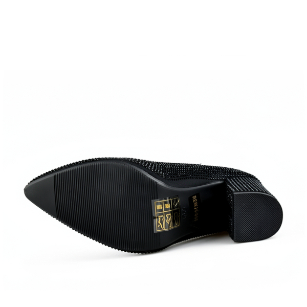 botine damă textil negru 0162841