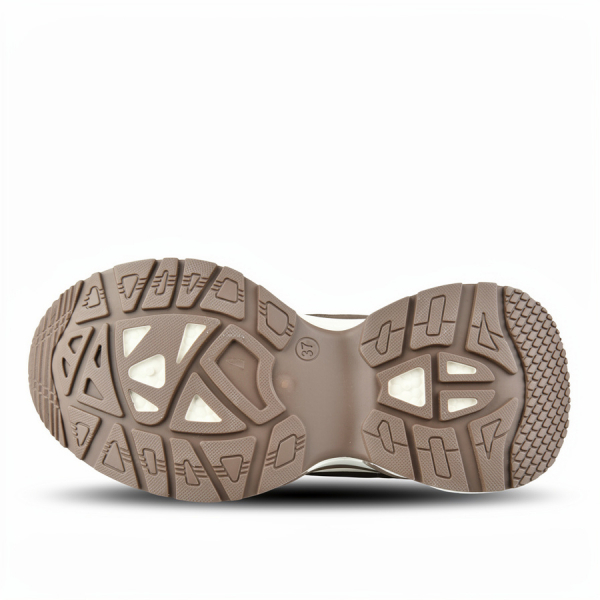 adidași damă textil/piele ecologică maro 0162719