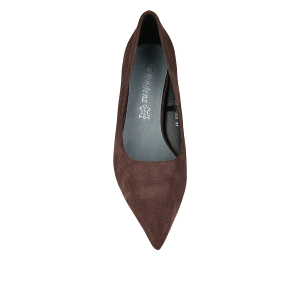 pantofi damă textil maro 0163014