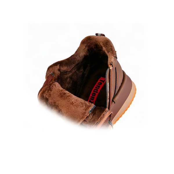 botine damă piele naturală maro închis 0162873