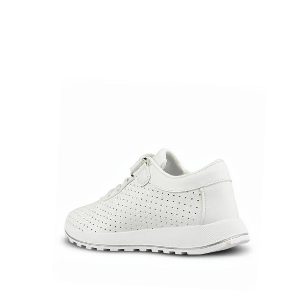 pantofi copii piele ecologică alb 0159421