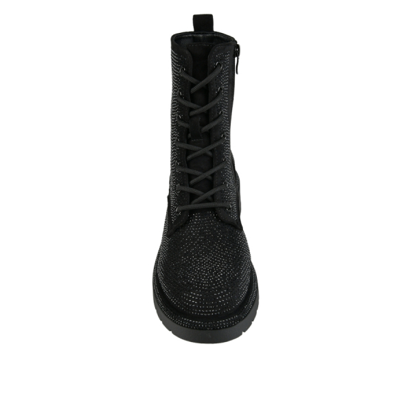 botine damă textil negru 0162445