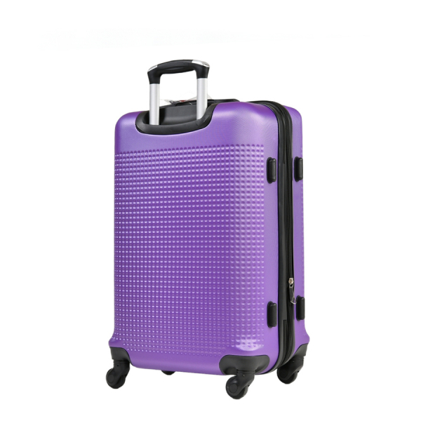 medium suitcase ABS plastic purple 0163688
