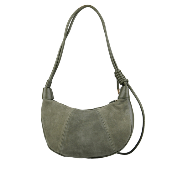 geantă damă  piele naturală/piele ecologică verde 0163139