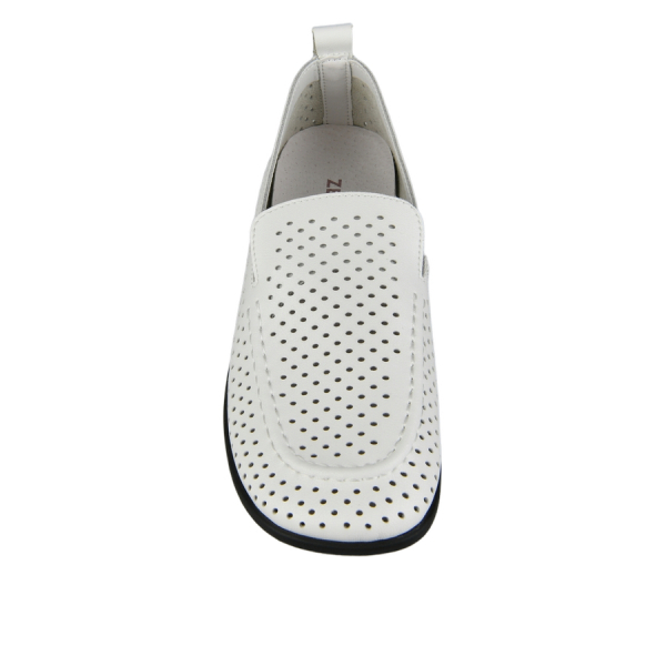 pantofi damă piele naturală alb 0164118