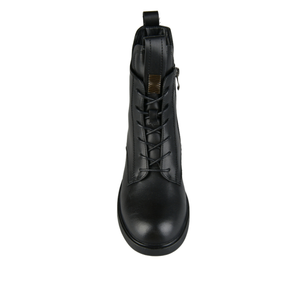 botine damă piele naturală negru 0162878