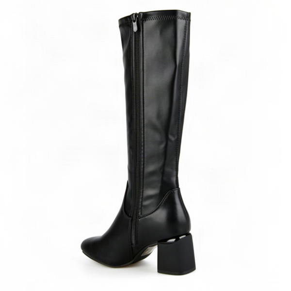 cizme damă piele ecologică negru 0162432