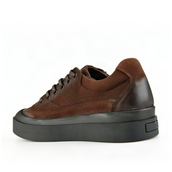 pantofi bărbați piele naturală maro închis 0164047