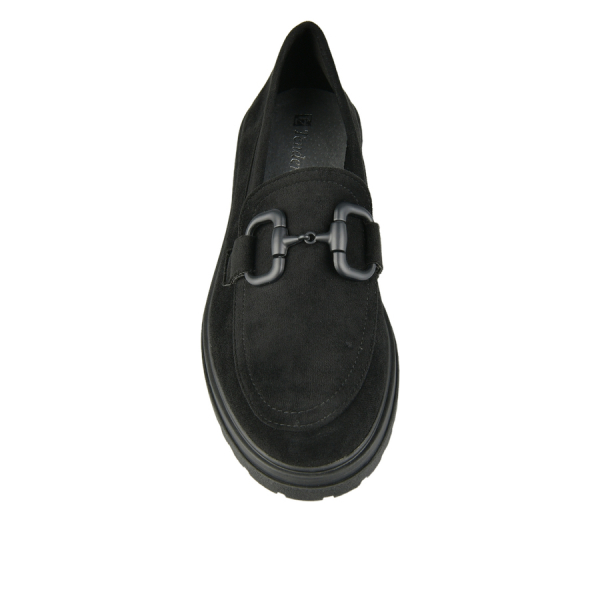 lady's shoes textiles black 0160487