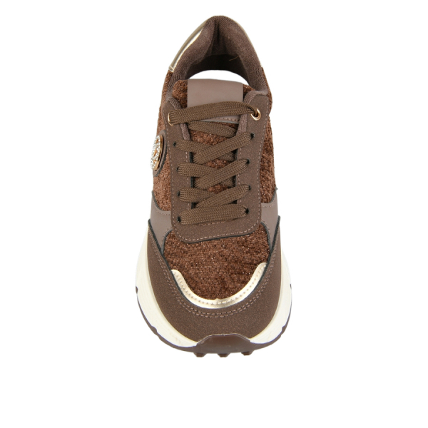 adidași damă piele ecologică/textil maro 0163582
